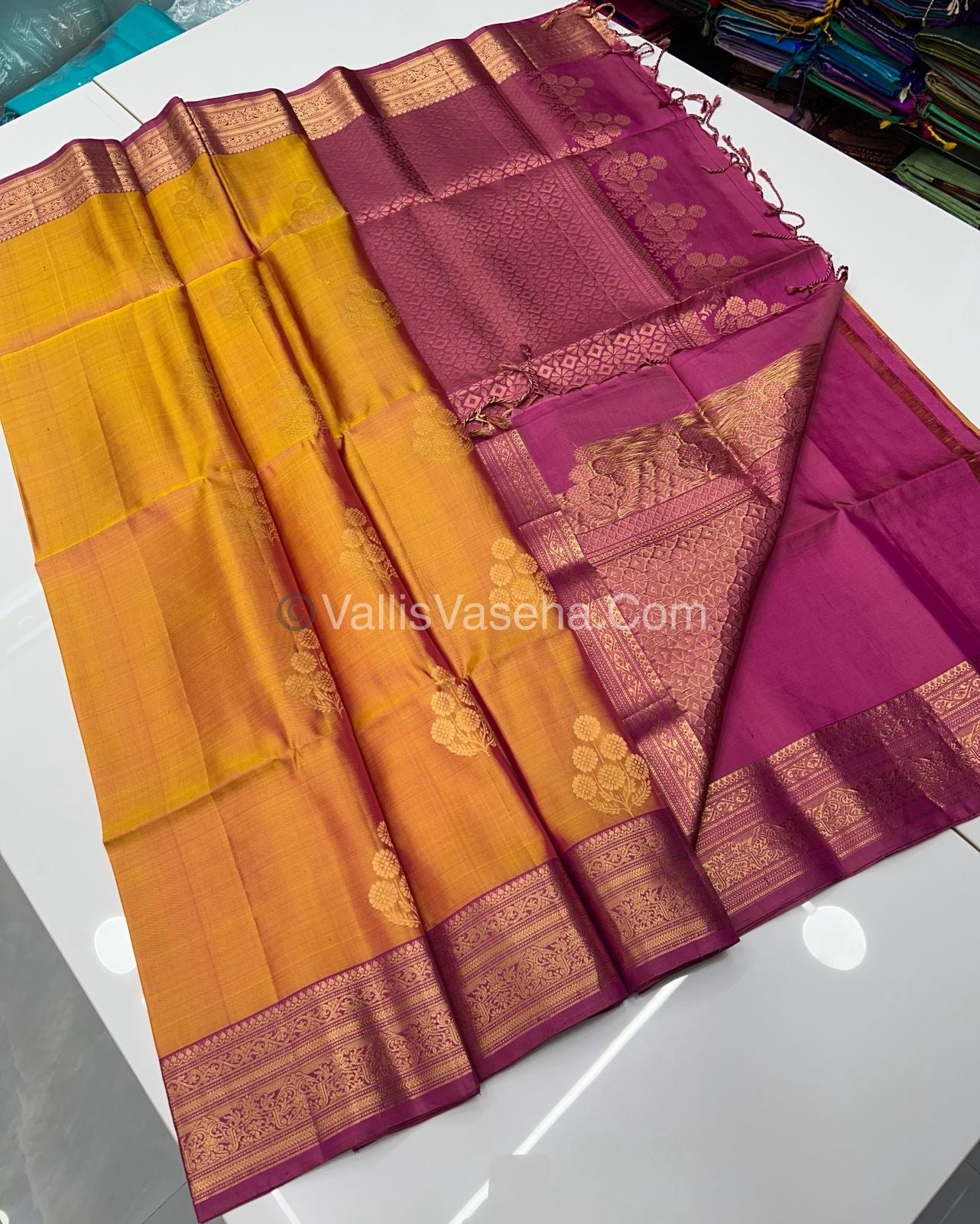 Pure Soft Silk Saree - Kanchi Border - VVPSS015