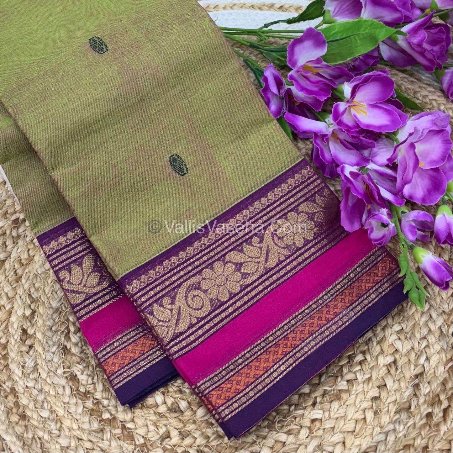 Kanchi Cotton Saree - VVKCS012