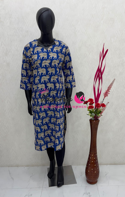 Ready Made - Kalamkari Kurti - VVRKK003