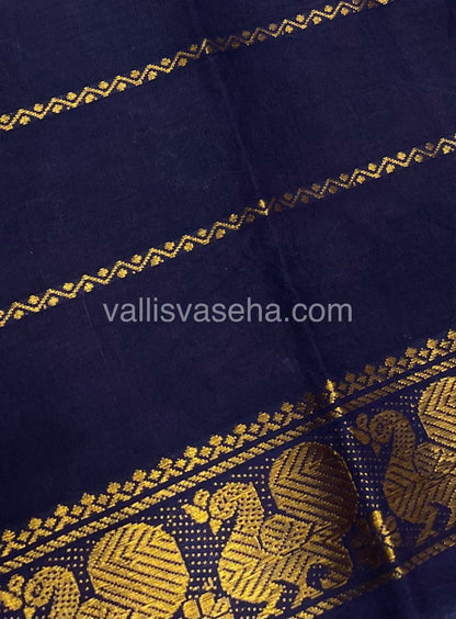 Sungudi Cotton Saree  - Tamil Letters Print - VVSTP001