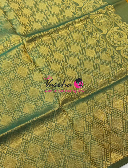 Half Mix Soft Silk Saree - Happy Sale - 15%less - VVAD001
