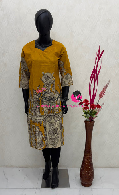 Ready Made - Kalamkari Kurti - VVRKK003