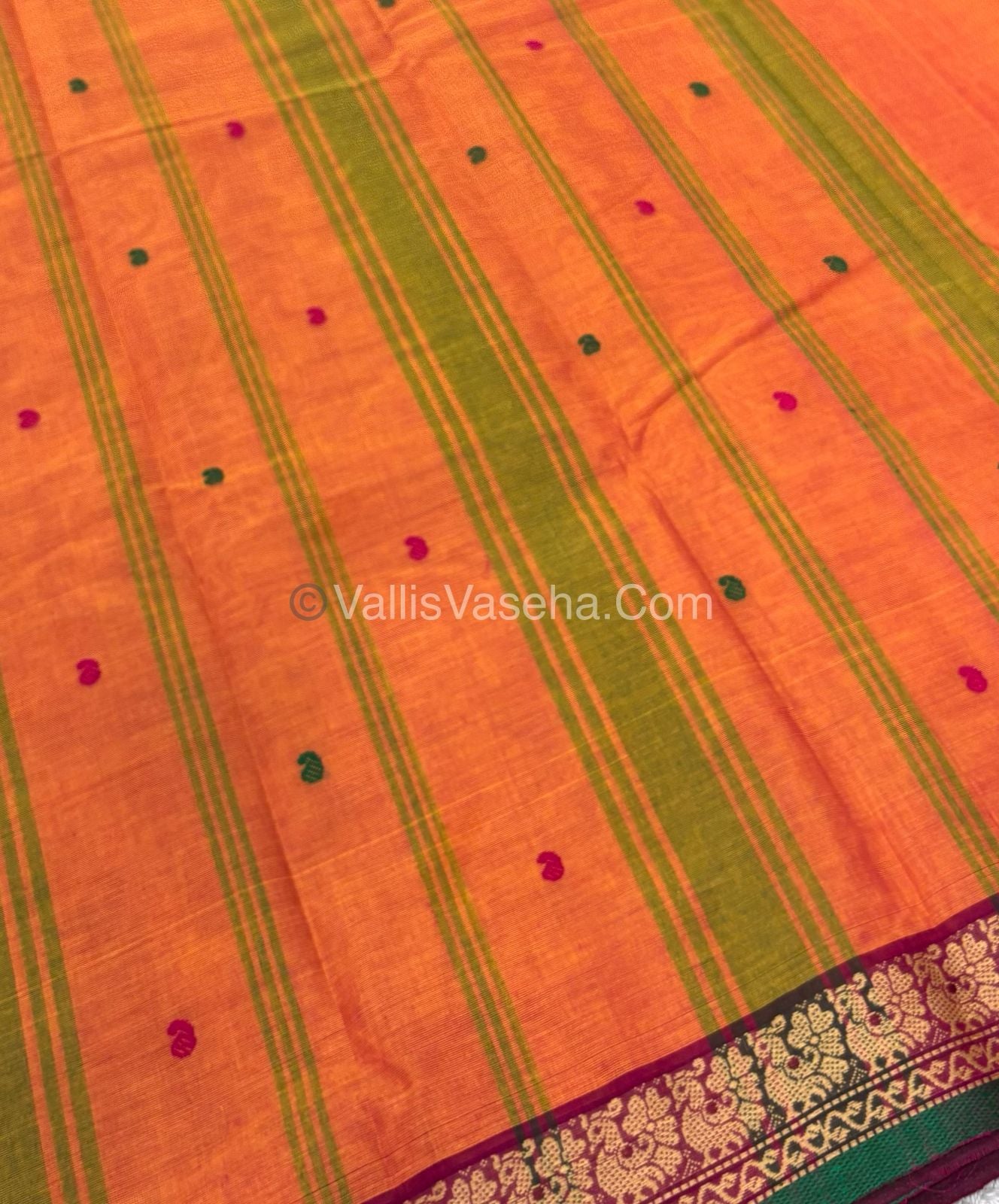 Kanchi Cotton Saree - VVKCS017