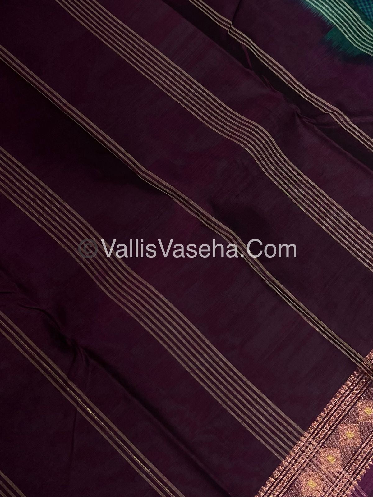 Dhaka Cotton Saree - VVDCS002