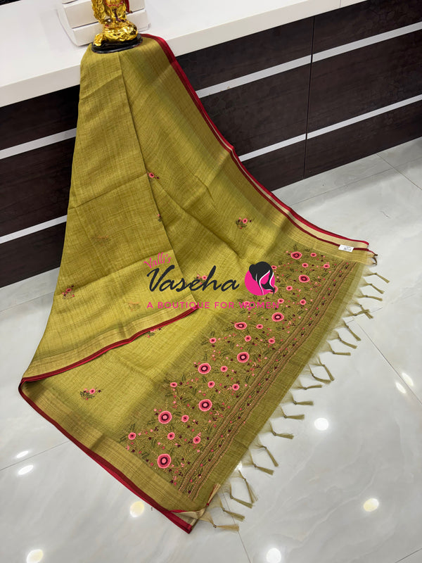 French Knot - Tissue Saree  - VVLFN021