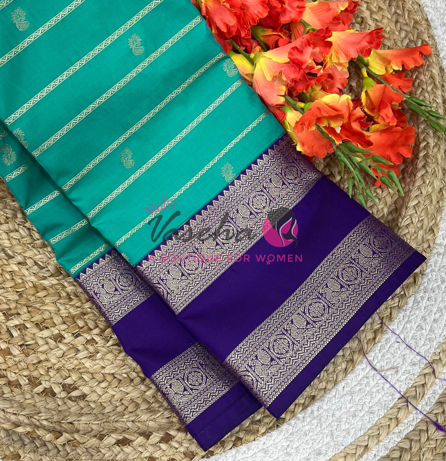Semi Bridal Kanchi Silk  - Korvai - Premium- VVSKS008
