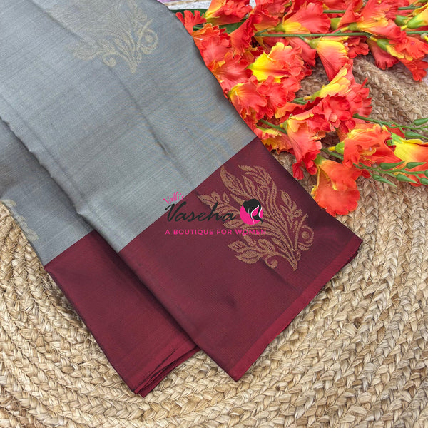 Half Mix - Pure Soft Silk Saree - VVPSS104