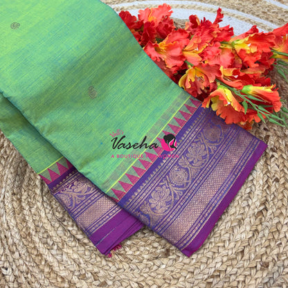 Kanchi Cotton Saree - VVKCS026