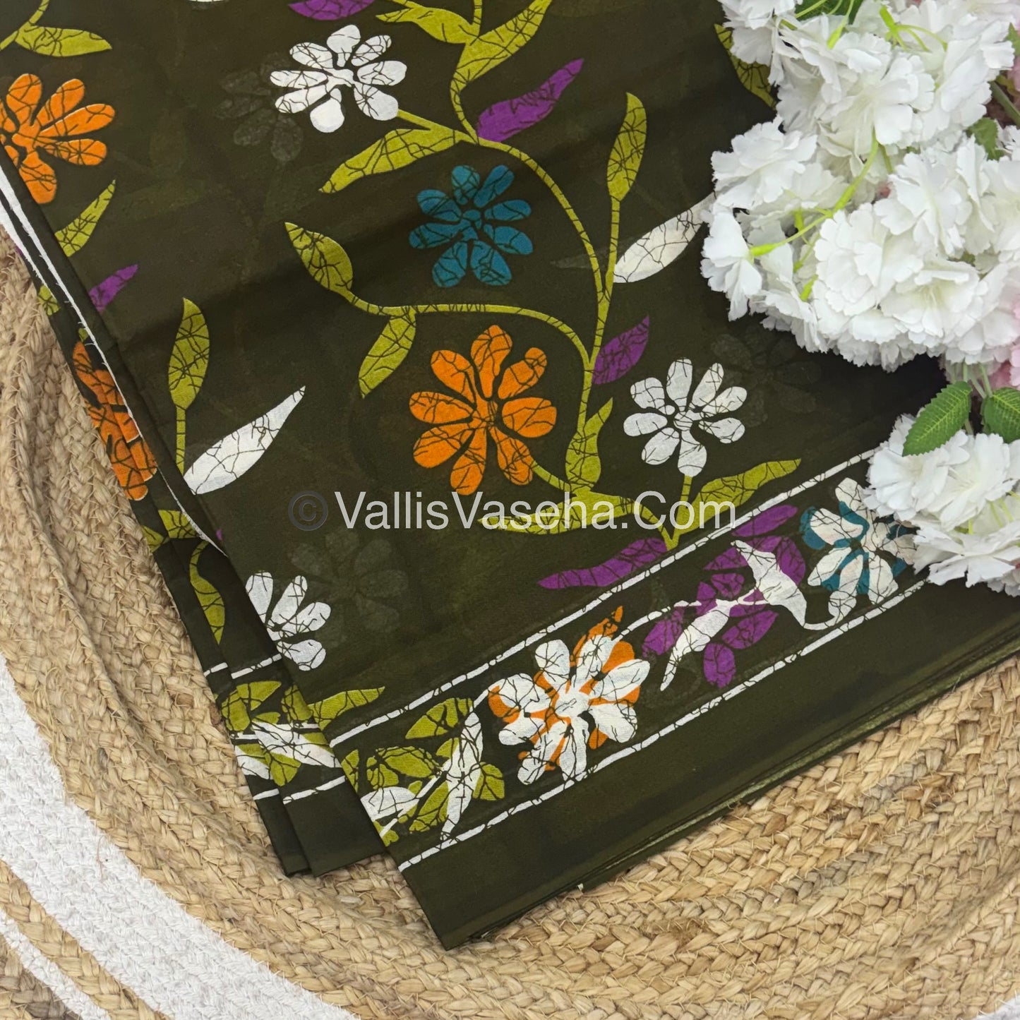 Pure Cotton Voile Saree | VVPVC002