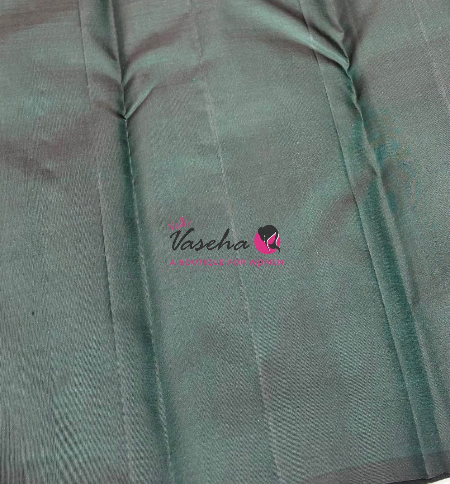 Pure Kanchipuram Silk Saree - Green Shade - VVPS054