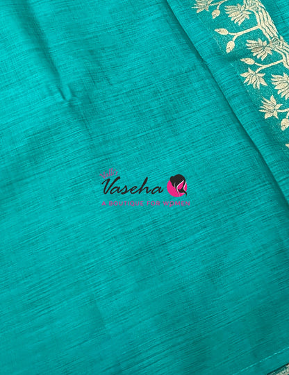 Banarasi - Heritage Meenakari Silk - Blue  Shade - VVBHS014