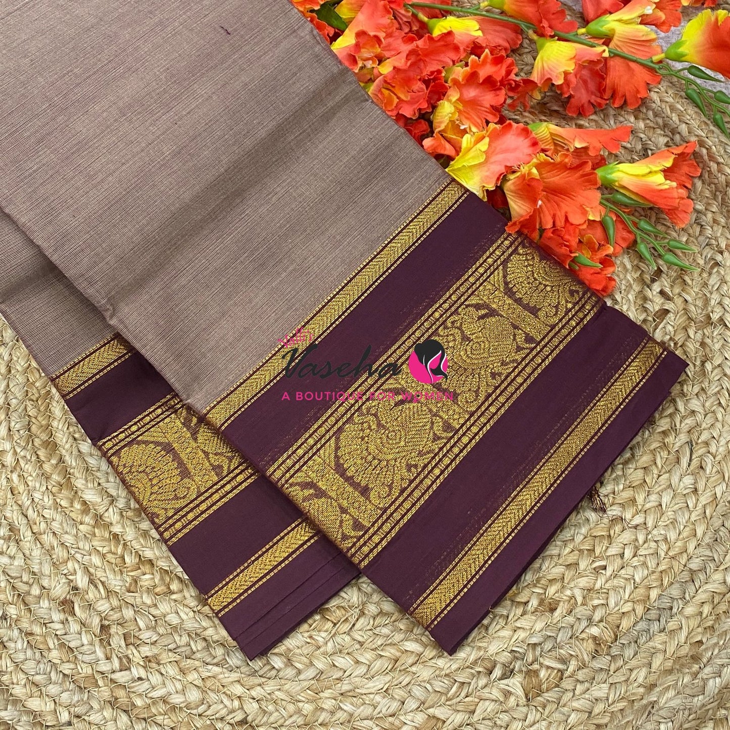 Kanchi Cotton Saree - VVKCS032