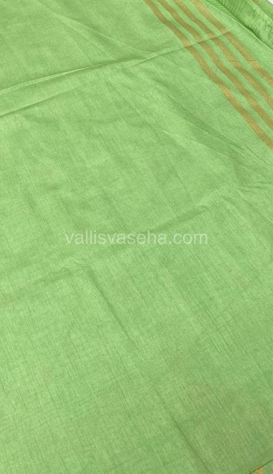 Mulberry Semi Silk - Light Green Shade - VVMS001