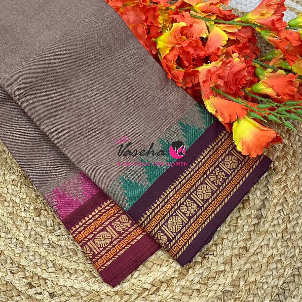 Chettinadu Cotton Saree - VVCCS003