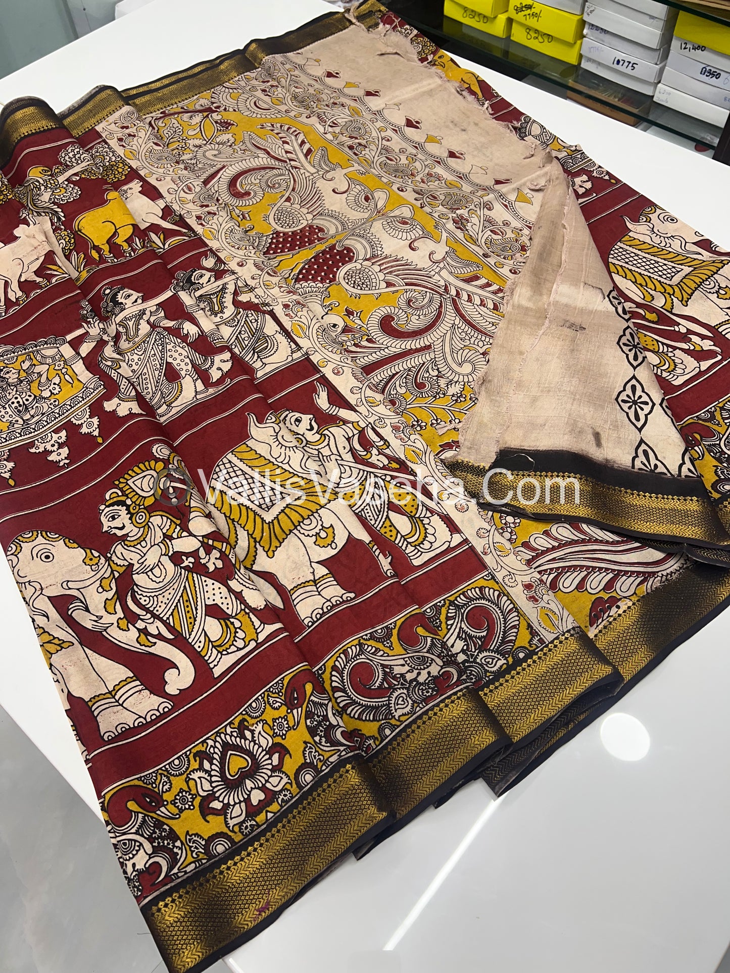 Chennur Silk | Kalamkari Prints | VVCS005