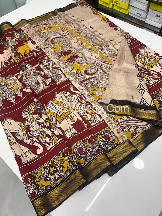 Chennur Silk | Kalamkari Prints | VVCS005