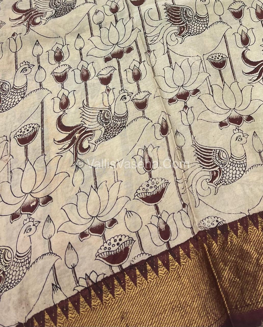 Chennur Silk | Kalamkari Prints | VVCS005
