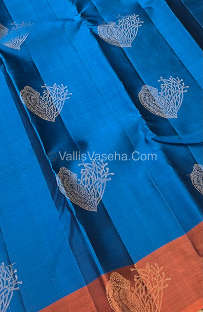Half Mix - Pure Soft Silk Saree - VVPSS030