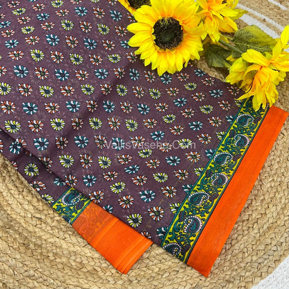 Pure Cotton Voile Saree | VVPVS001