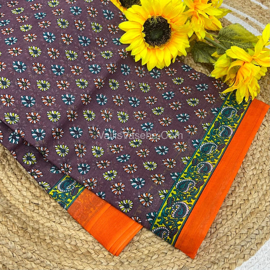 Pure Cotton Voile Saree | VVPVS001