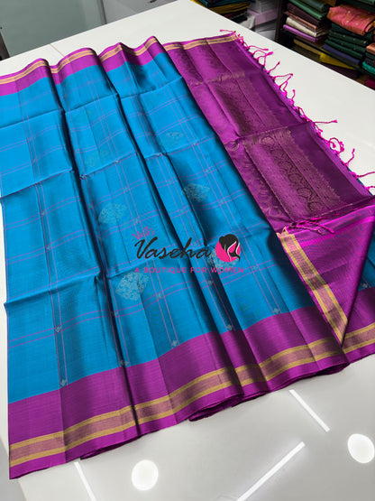 Half Mix - Pure Soft Silk Saree - VVPSS156