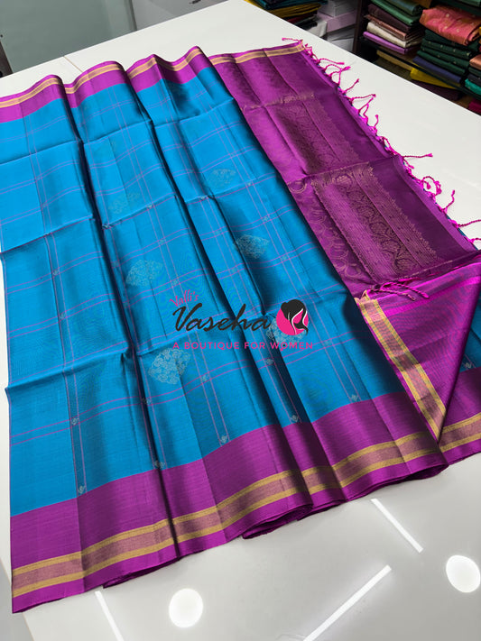Half Mix - Pure Soft Silk Saree - VVPSS156