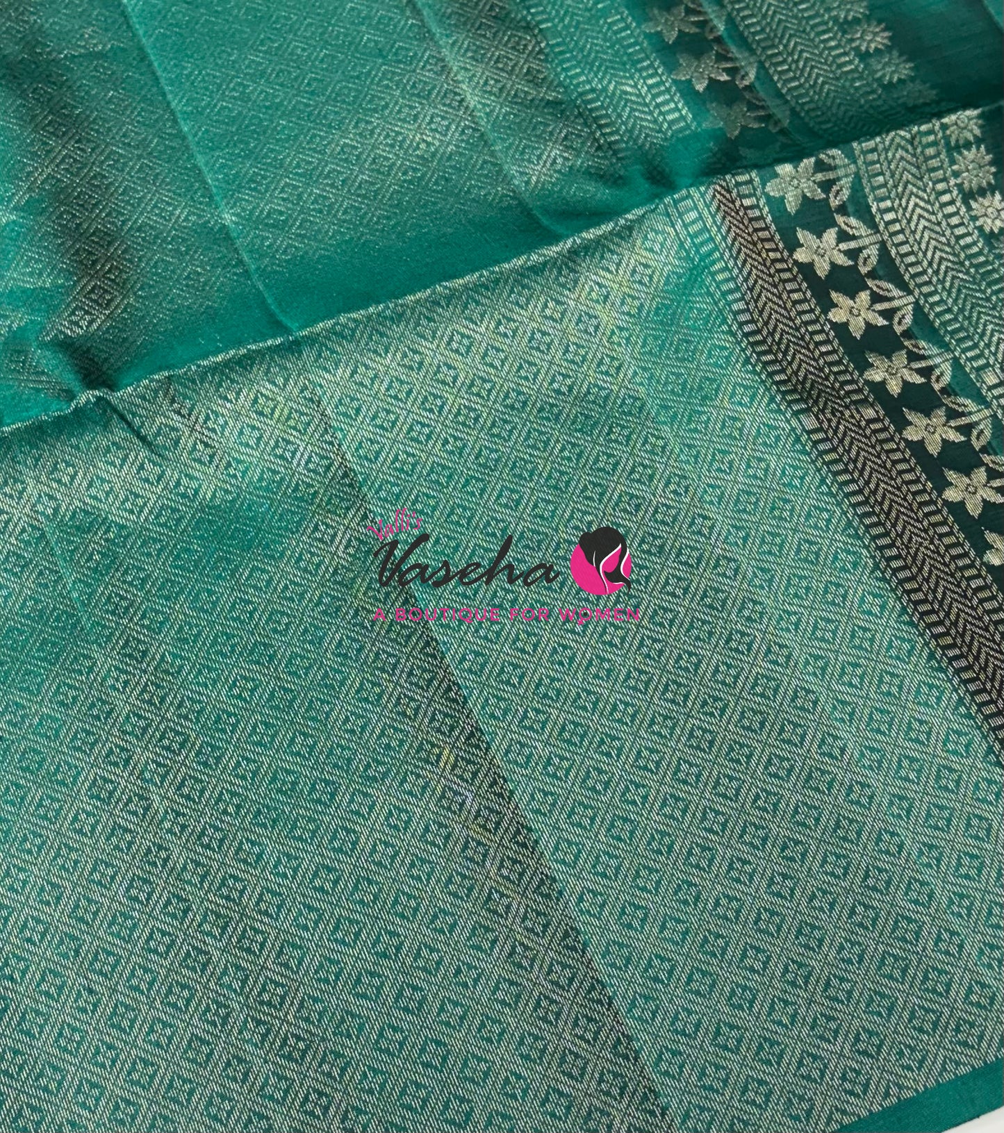 Pure Soft Silk Saree - Lemon Green With Green - VVPSS072