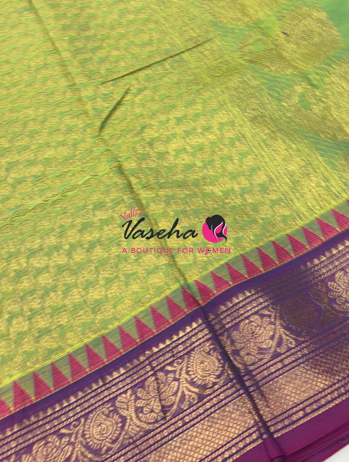 Kanchi Cotton Saree - VVKCS026