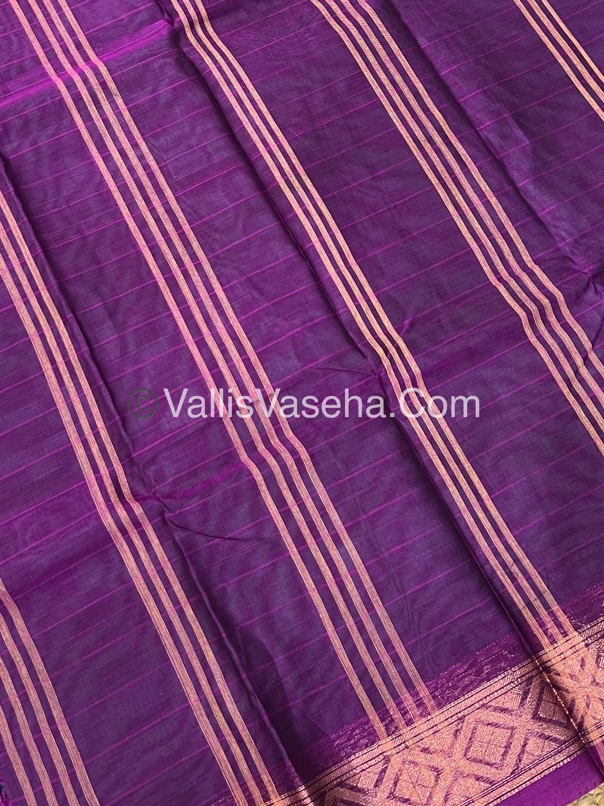 Dhaka Cotton Saree - VVDCS002