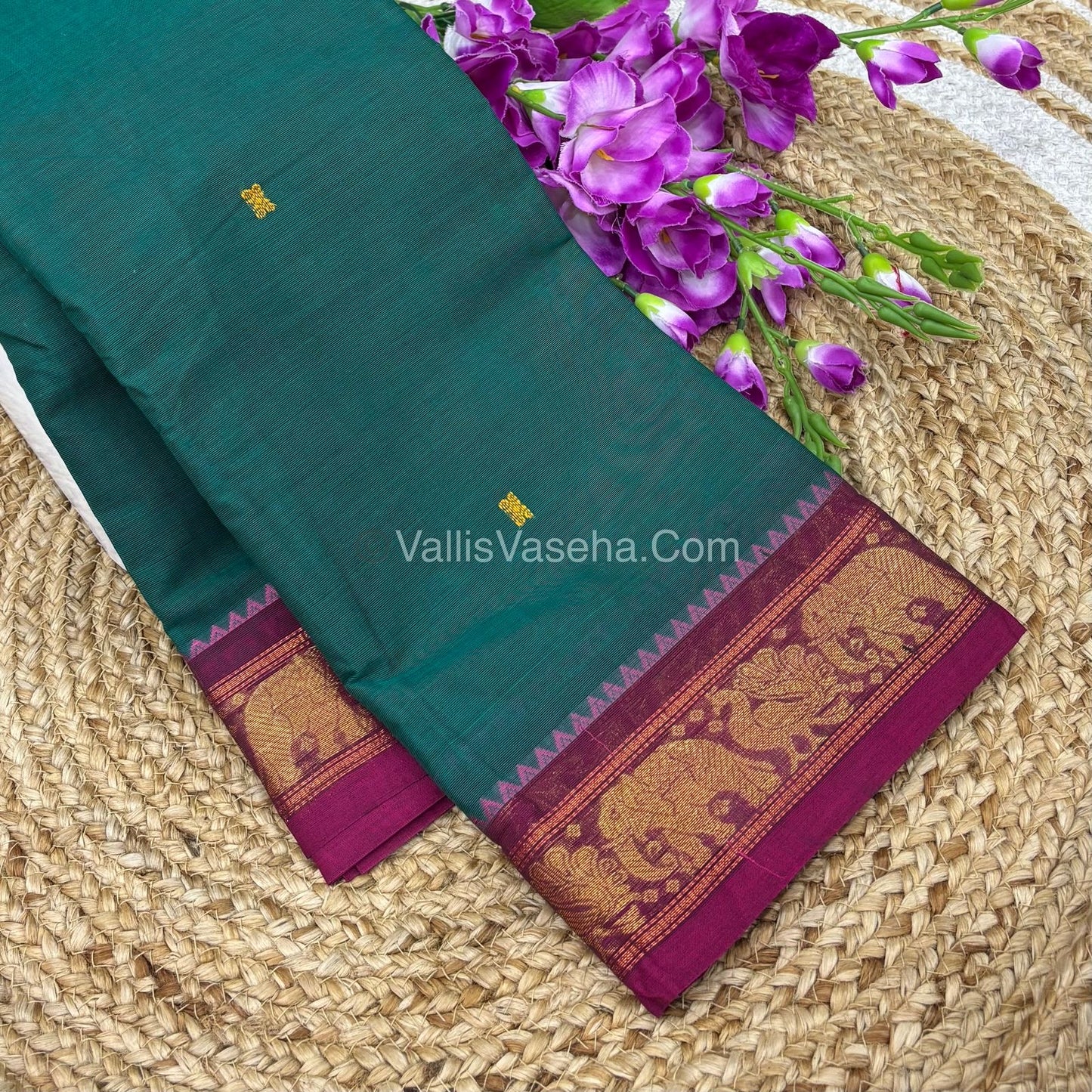 Kanchi Cotton Saree - VVKCS017
