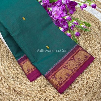 Kanchi Cotton Saree - VVKCS017