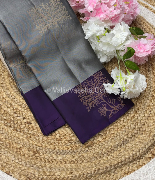 Half Mix - Pure Soft Silk Saree - VVPSS051