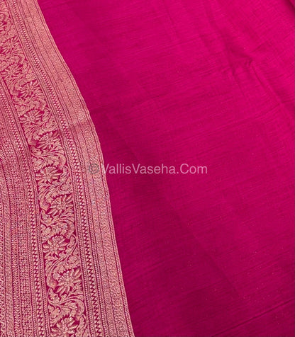 Banarasi - Heritage Silk - Semi Kathan Silk - Pink Shade- VVBHS009