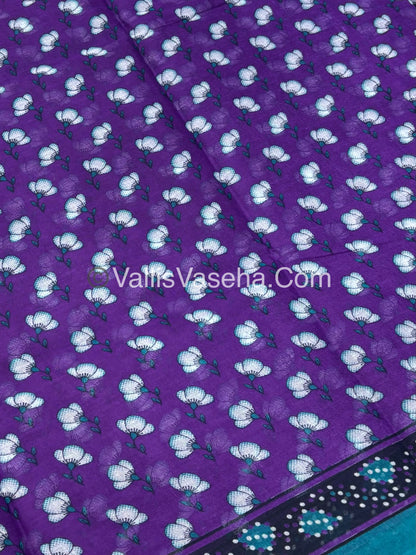 Pure Cotton Voile Saree | VVPVC003
