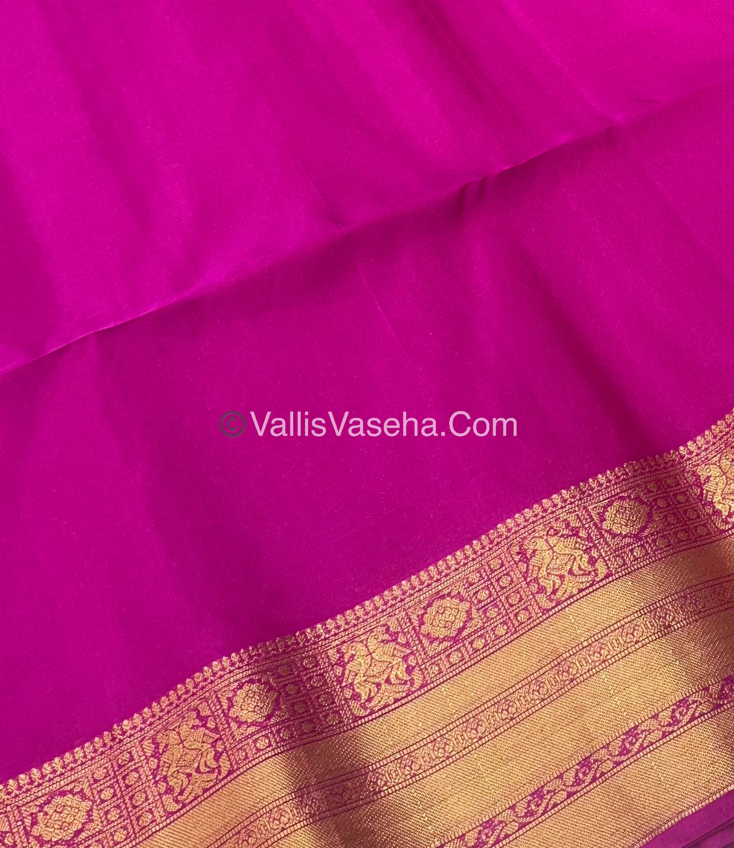 Pure Soft Silk Saree - Peachish  Orange & Pink Combo - VVPSS048
