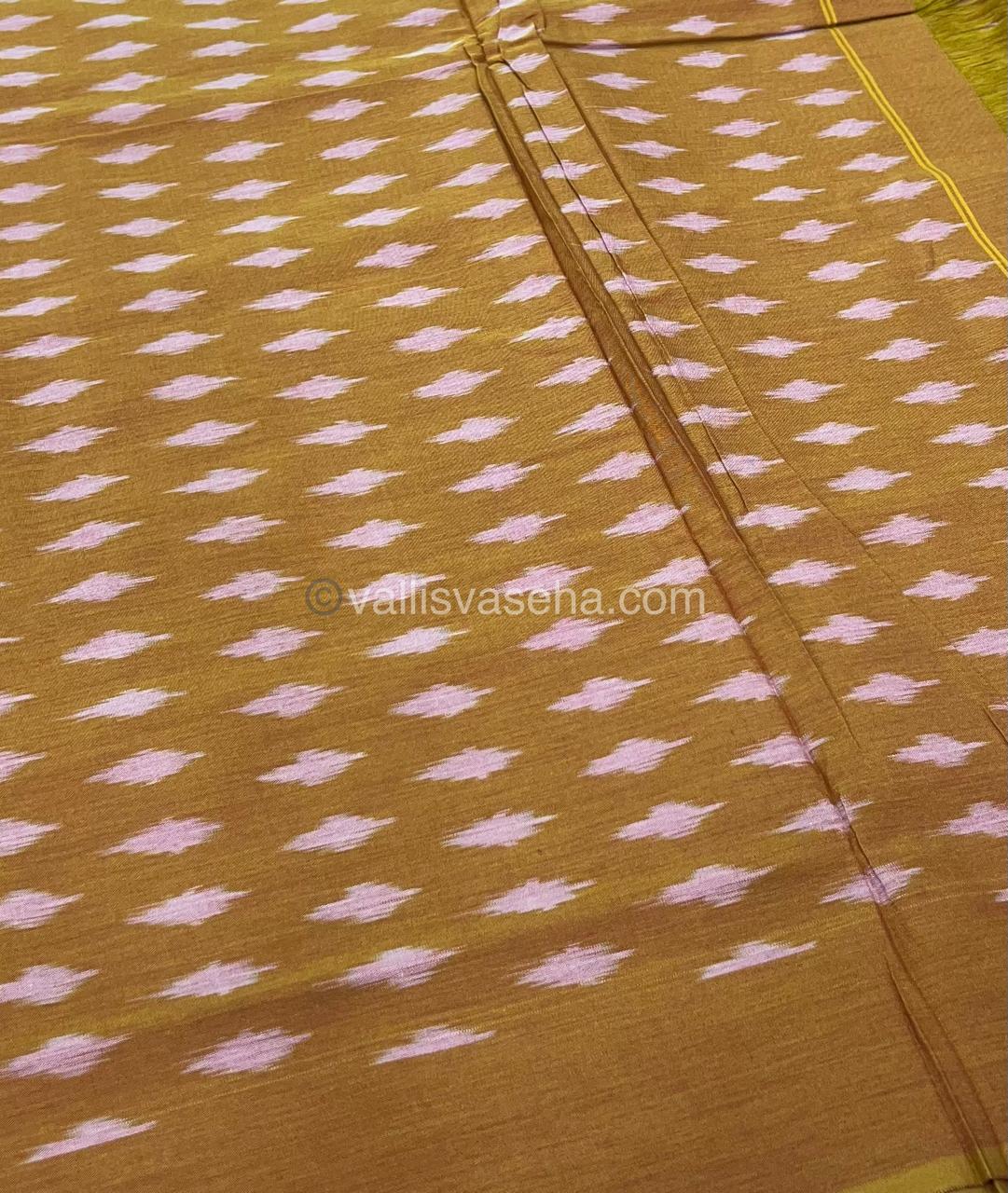 Ikkat Mercerised Cotton Saree - VVIKS001