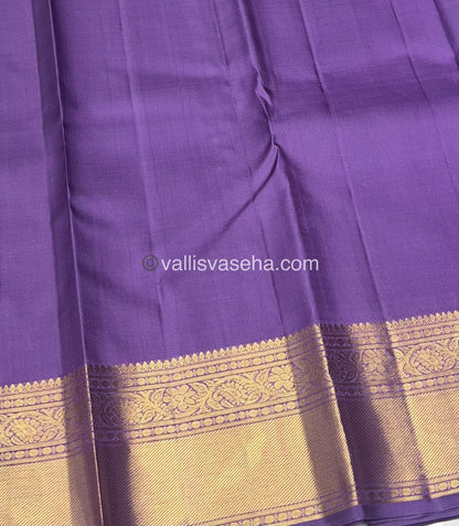 Pure Kanchipuram Silk Saree - Lavender Shade - VVPS010