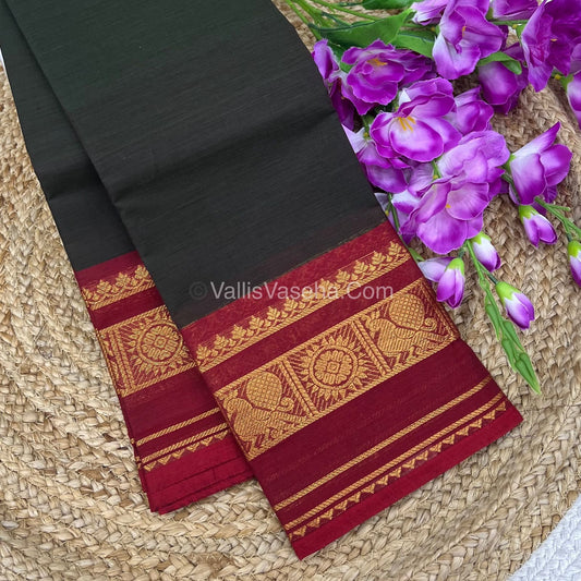Kanchi Cotton Saree - VVKCS007