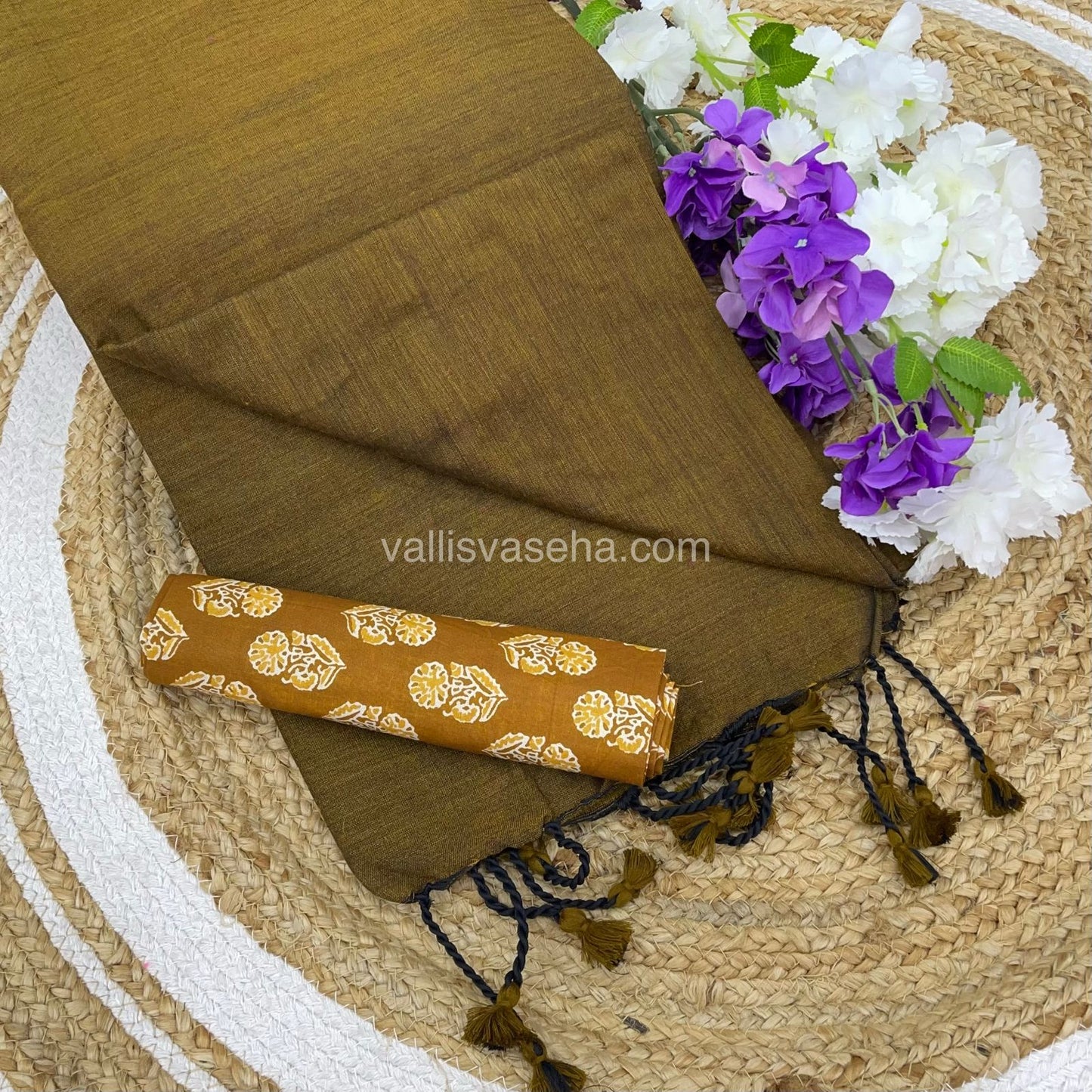 Budget Friendly Sarees - Casual Wear Sarees - Khadi Cotton Sarees - VVKCS001