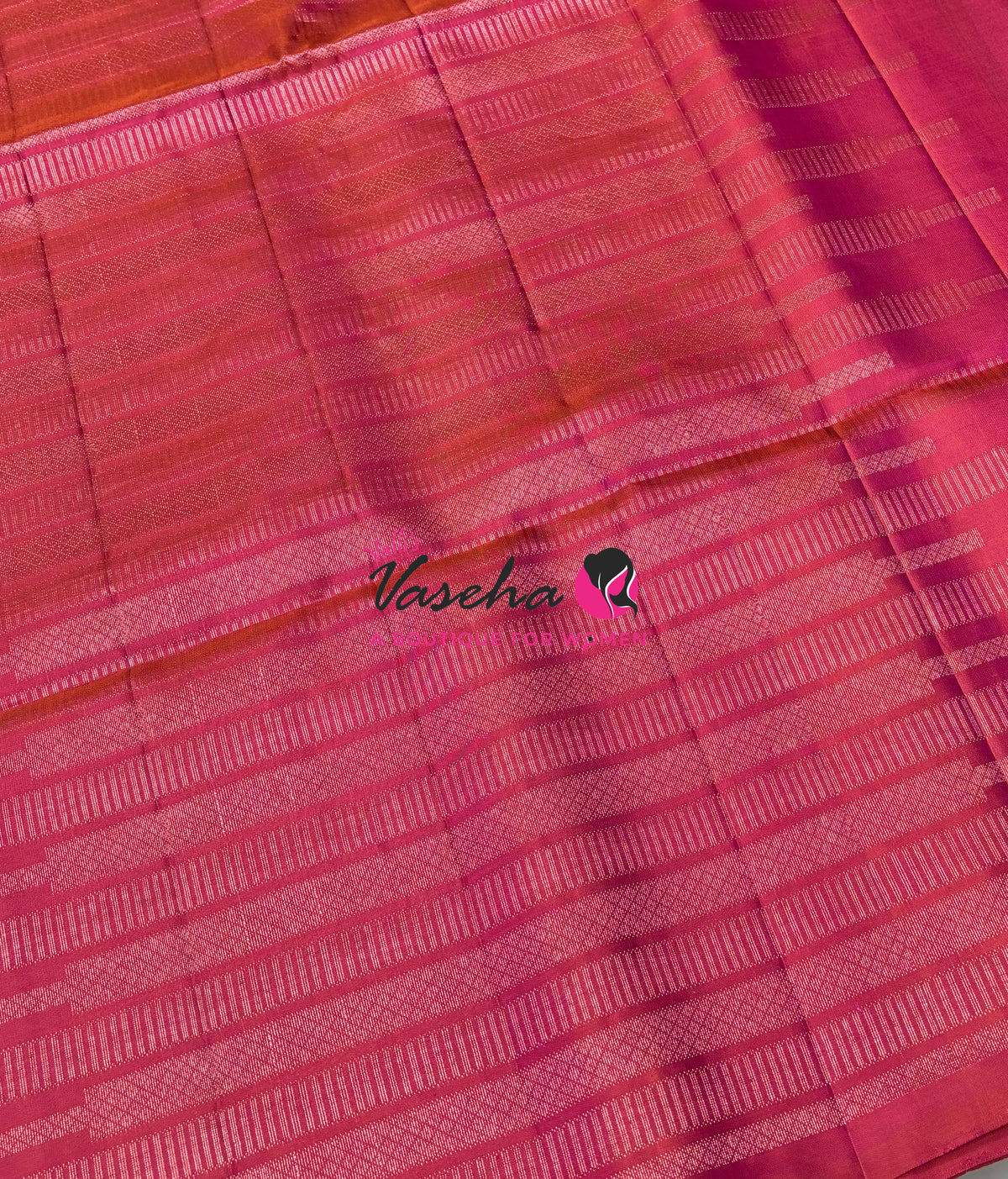 Pure Soft Silk Saree  -  Peachish Pink Shade - VVPSS129