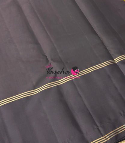 Half Mix - Pure Soft Silk Saree - Vairavoosi Pattern - Long Retta Petta Border with Butta - VVPSS107