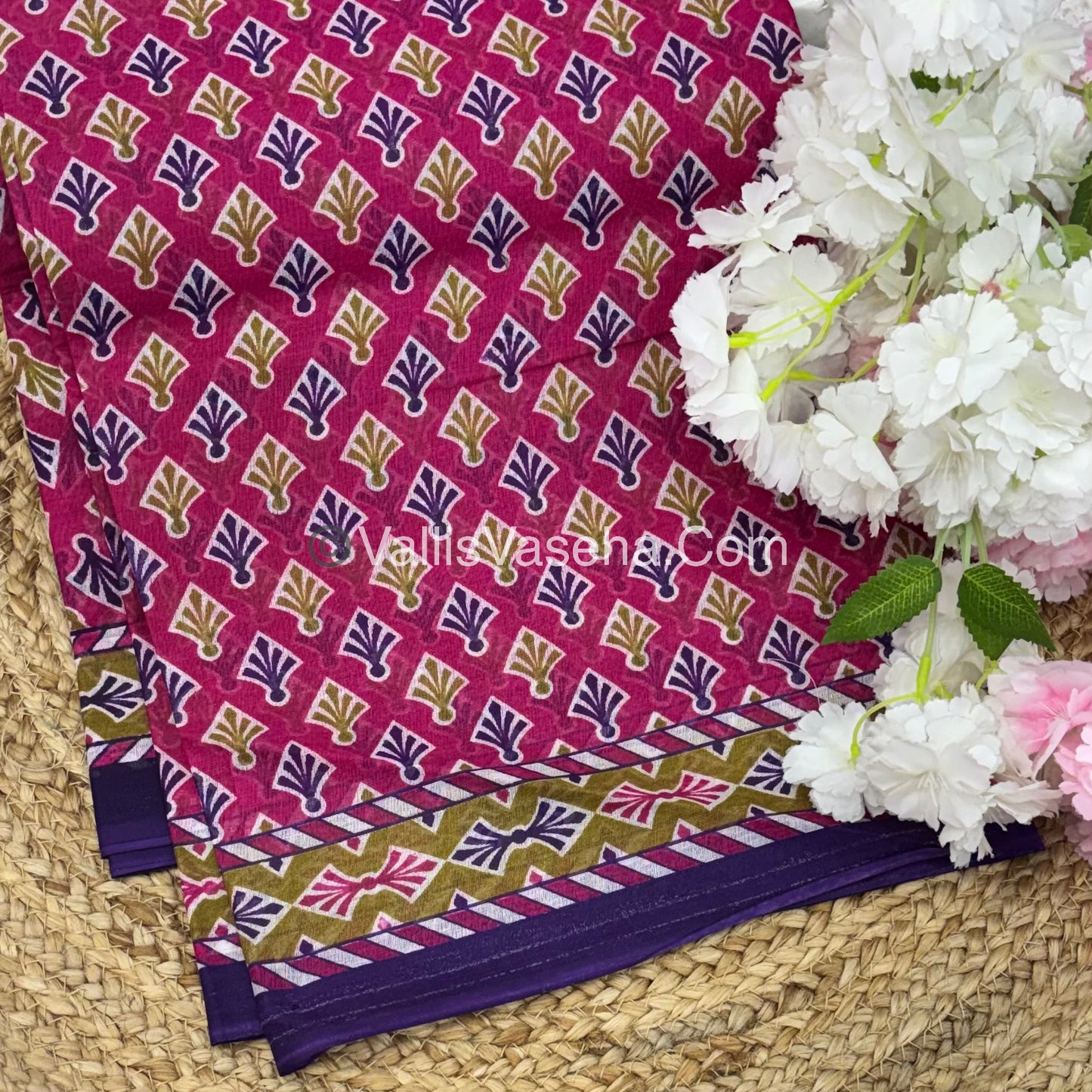 Pure Cotton Voile Saree | VVPVC003
