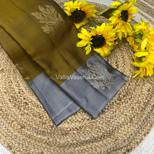 Half Mix - Pure Soft Silk Saree - VVPSS030