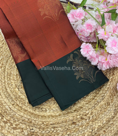 Half Mix - Pure Soft Silk Saree - VVPSS054
