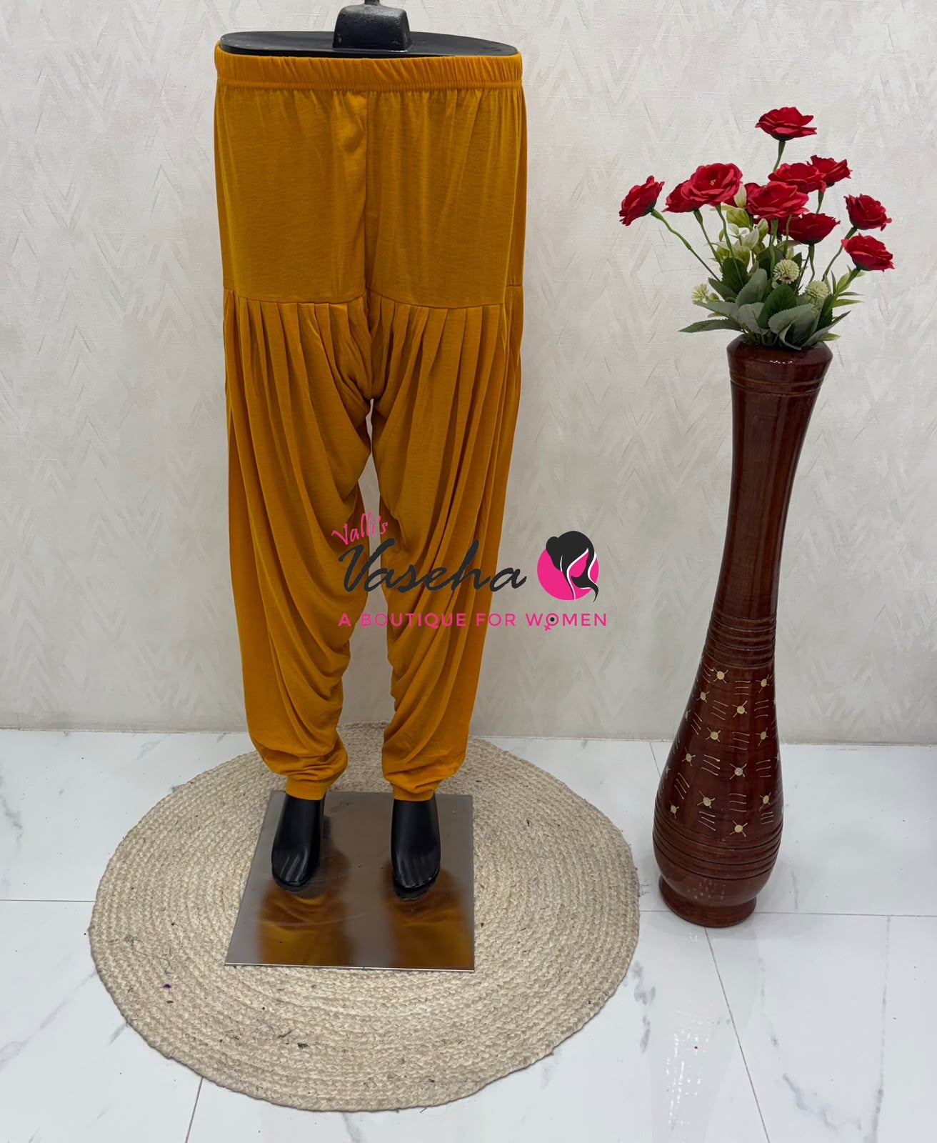 Semi Patiyala - Yellow  Shade - VVSP001