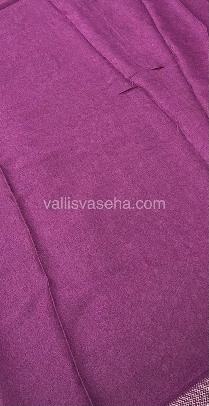 Premium Viscose Georgette Saree - Bandhini Design - Wine Shade - VVPVG001