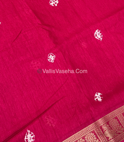 Casual Wear - Fancy Mixed Silk - Pink Shade - VVFMS002