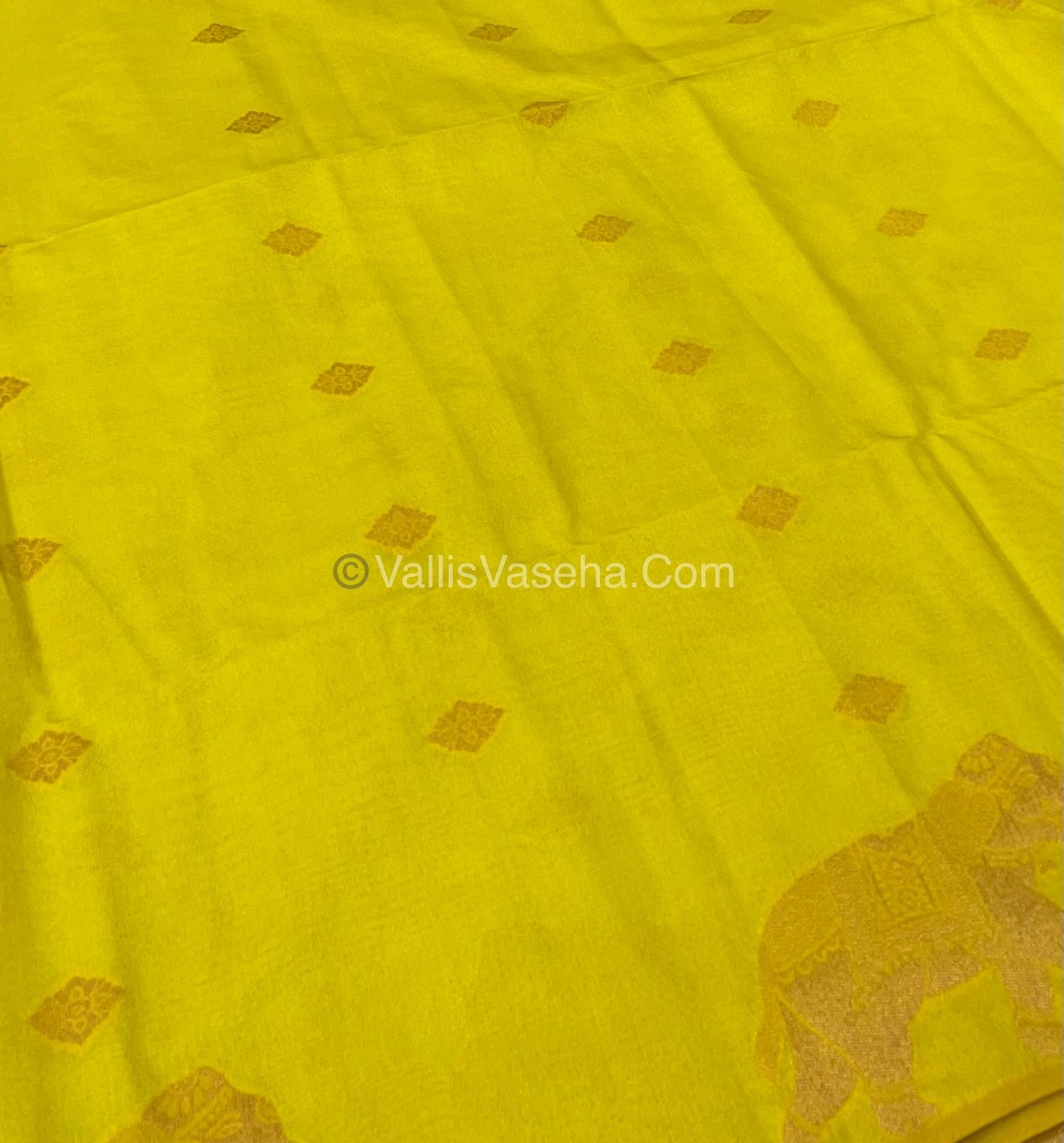 Mulberry Semi Silk - Lemon Yellow Shade - VVMSS001
