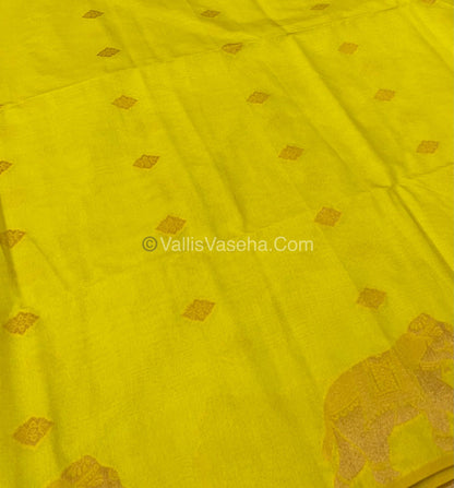 Mulberry Semi Silk - Lemon Yellow Shade - VVMSS001