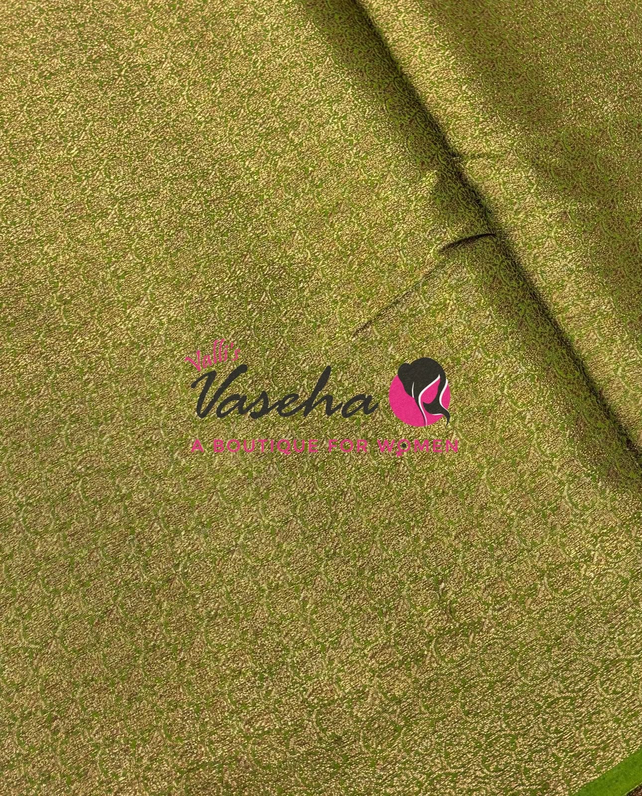 Bamboo Silk Saree- Maroon with Green Shade - VVBSS015